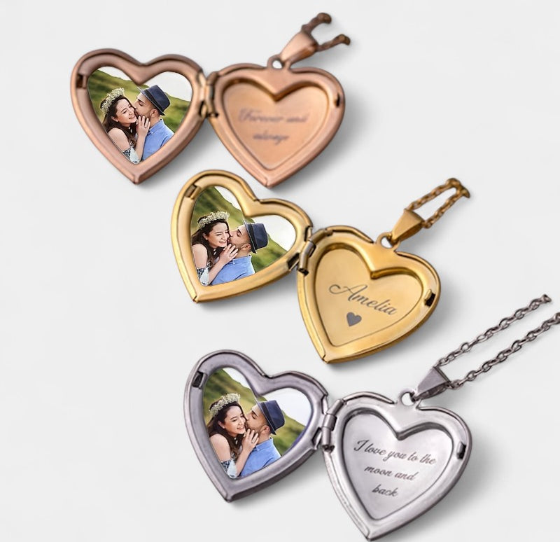 Virelle-Virelle Hanger - Custom photo heart pendant necklace voor dagelijks gebruik