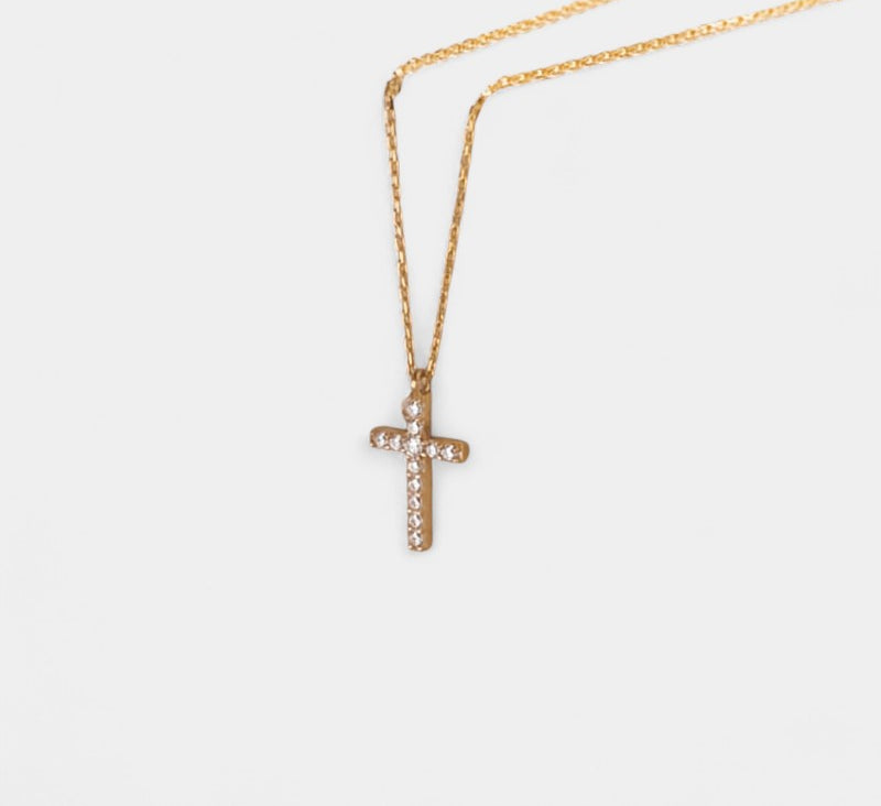 Virelle-Virelle Hanger - Rhinestone inlaid cross pendant voor elke gelegenheid