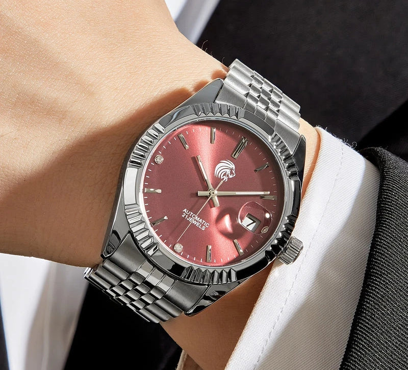 Virelle-Virelle | Heren Horloge – RVS, Automatisch, Datumweergave