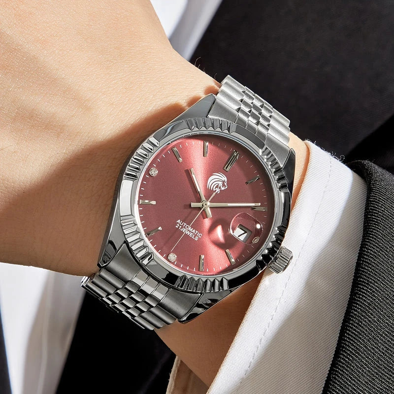 Virelle-Virelle | Heren Horloge – RVS, Automatisch, Datumweergave