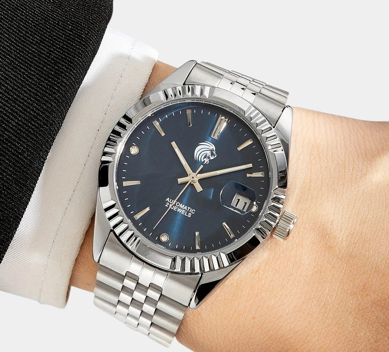 Virelle-Virelle | Heren Horloge – RVS, Automatisch, Datumweergave