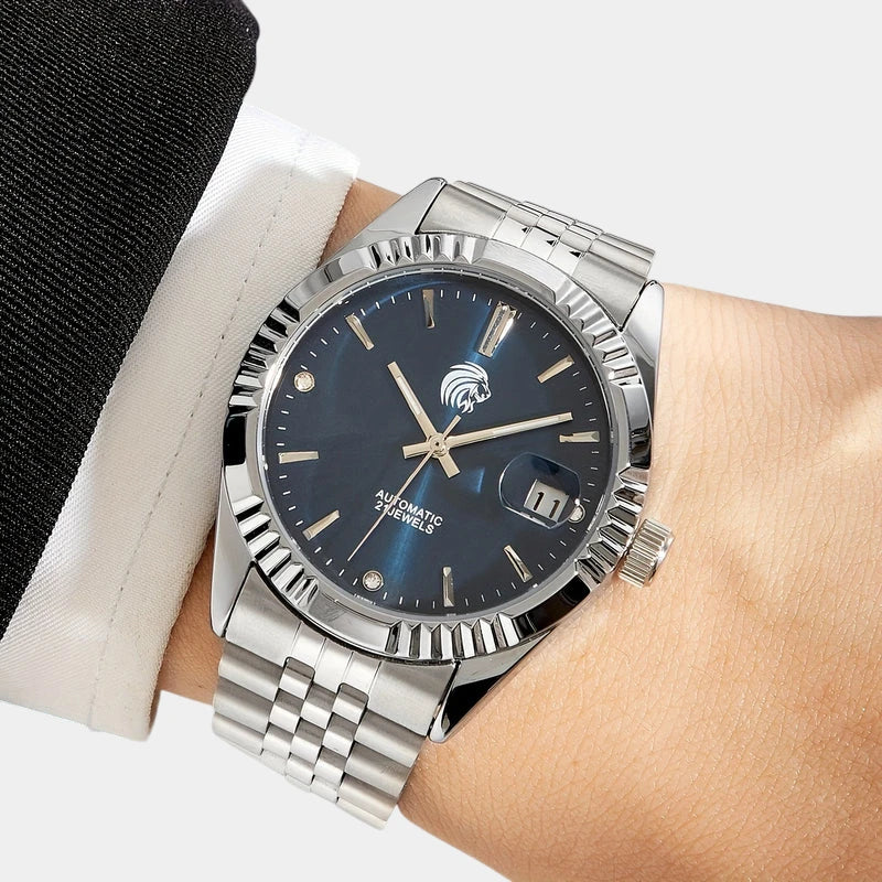 Virelle-Virelle | Heren Horloge – RVS, Automatisch, Datumweergave