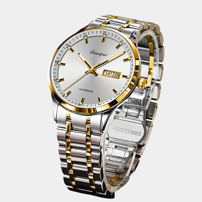 Virelle-Virelle | Heren Horloge – RVS Kalender, Dateweergave