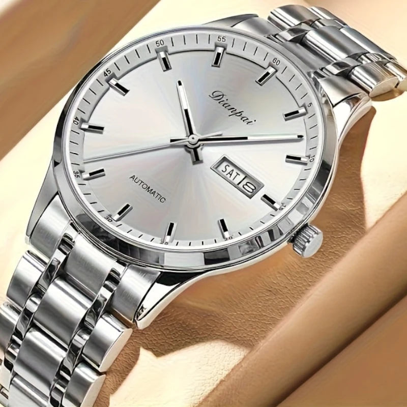 Virelle-Virelle | Heren Horloge – RVS Kalender, Dateweergave