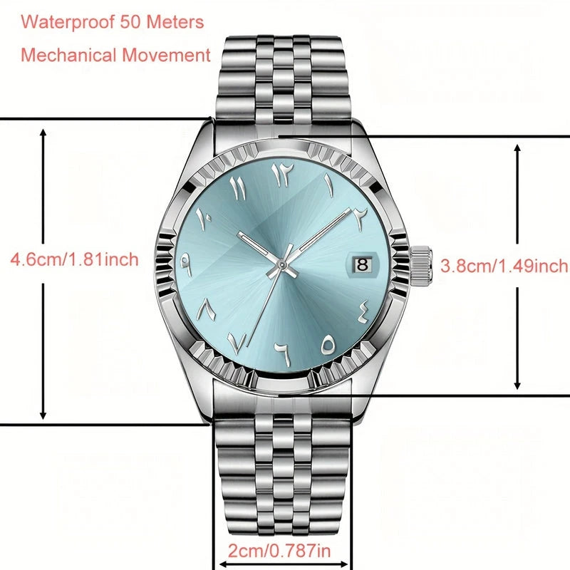 Virelle-Virelle | Heren Horloge – Staal Automatisch, Waterdicht