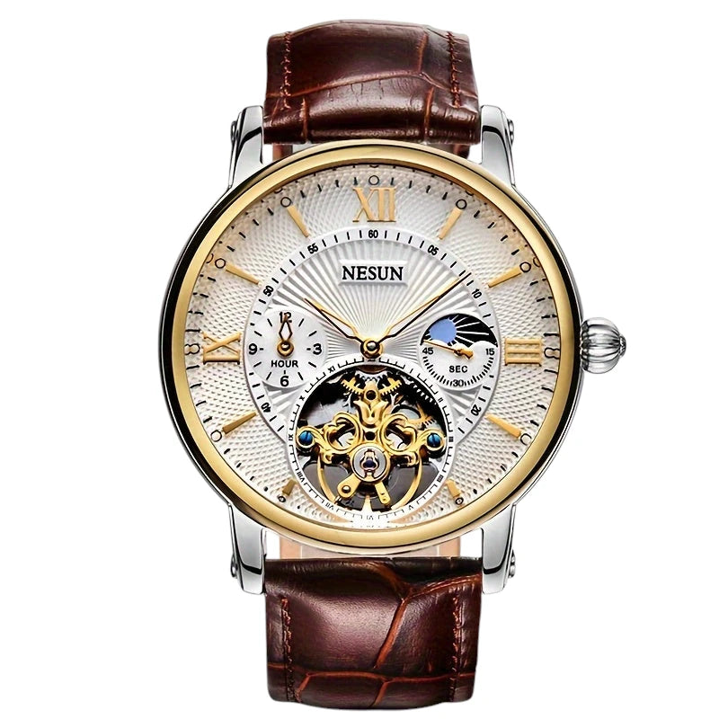 Virelle-Virelle | Heren Mechanisch Horloge – RVS Kast, Dialthrough