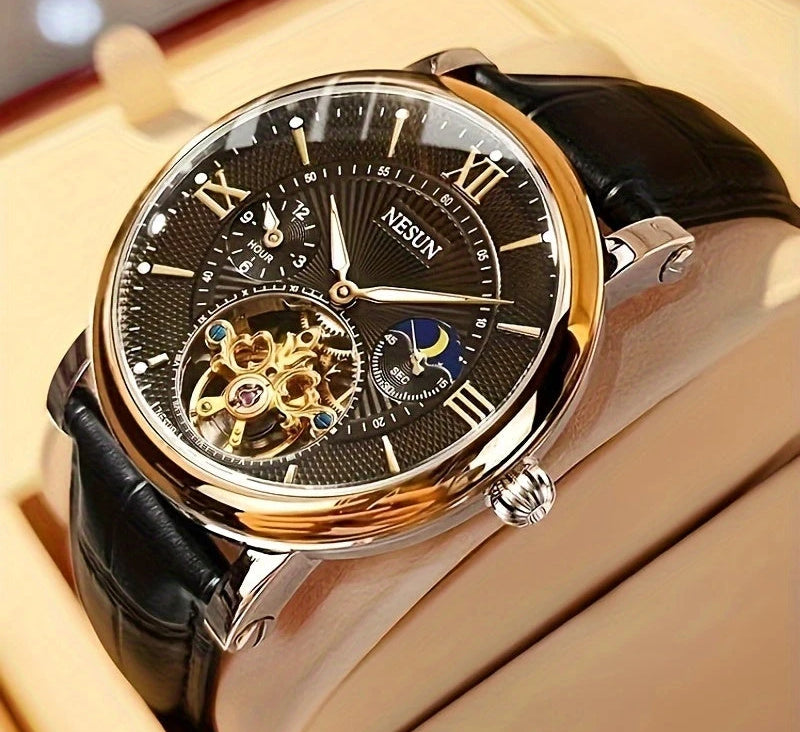 Virelle-Virelle | Heren Mechanisch Horloge – RVS Kast, Dialthrough