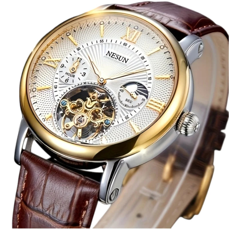 Virelle-Virelle | Heren Mechanisch Horloge – RVS Kast, Dialthrough