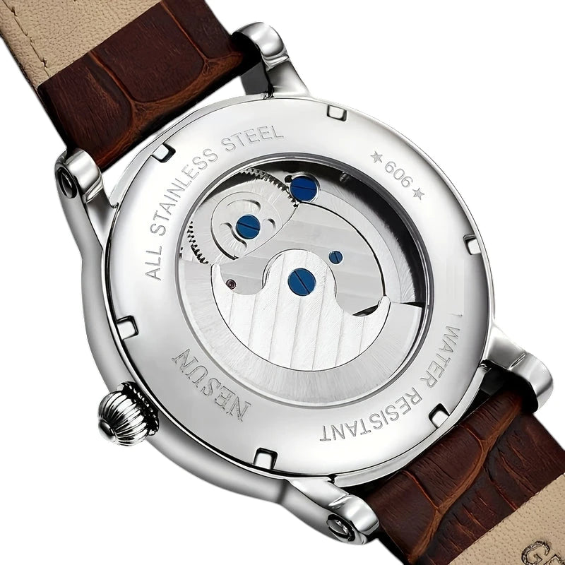 Virelle-Virelle | Heren Mechanisch Horloge – RVS Kast, Dialthrough