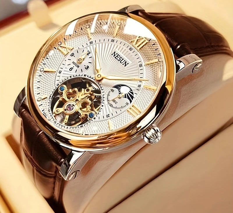 Virelle-Virelle | Heren Mechanisch Horloge – RVS Kast, Dialthrough