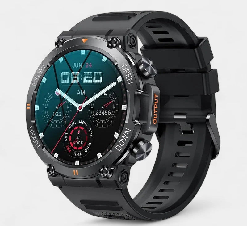 Virelle-Virelle | Heren Smartwatch – HD Touchscreen, Bluetooth Verbinding, Activiteitentracker