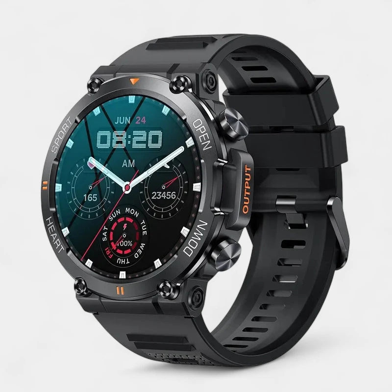 Virelle-Virelle | Heren Smartwatch – HD Touchscreen, Bluetooth Verbinding, Activiteitentracker