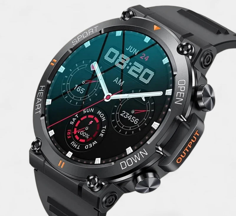 Virelle-Virelle | Heren Smartwatch – HD Touchscreen, Bluetooth Verbinding, Activiteitentracker