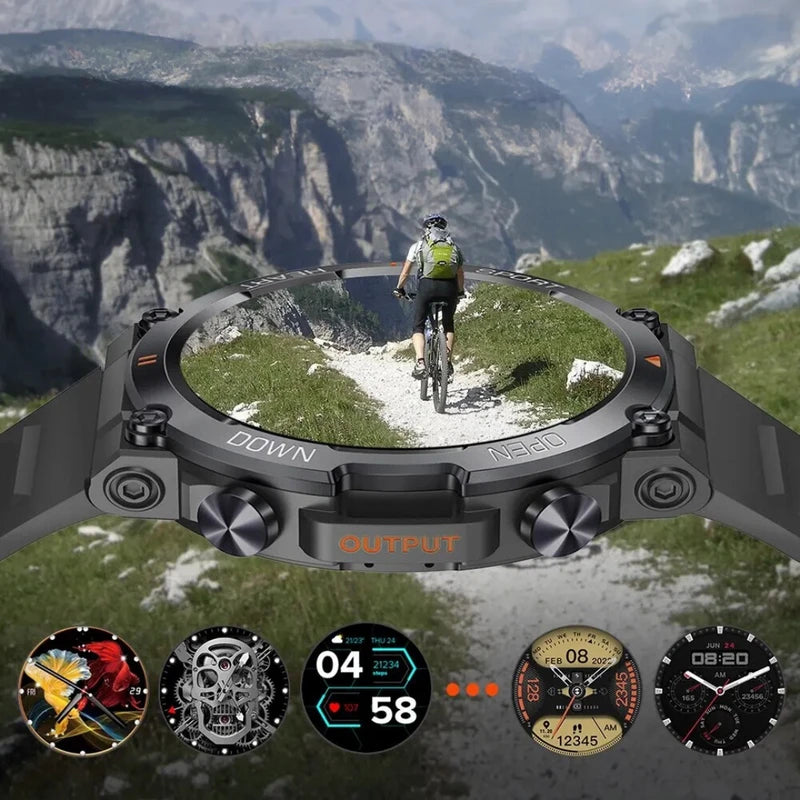 Virelle-Virelle | Heren Smartwatch – HD Touchscreen, Bluetooth Verbinding, Activiteitentracker