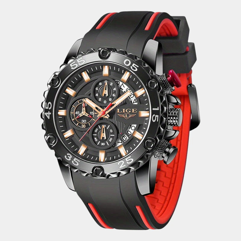 Virelle-Virelle | Heren Sporthorloge – Zinc Alloy Glow Dial, Chrono