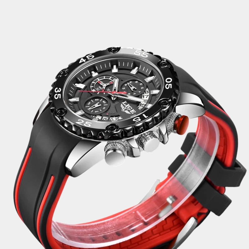 Virelle-Virelle | Heren Sporthorloge – Zinc Alloy Glow Dial, Chrono