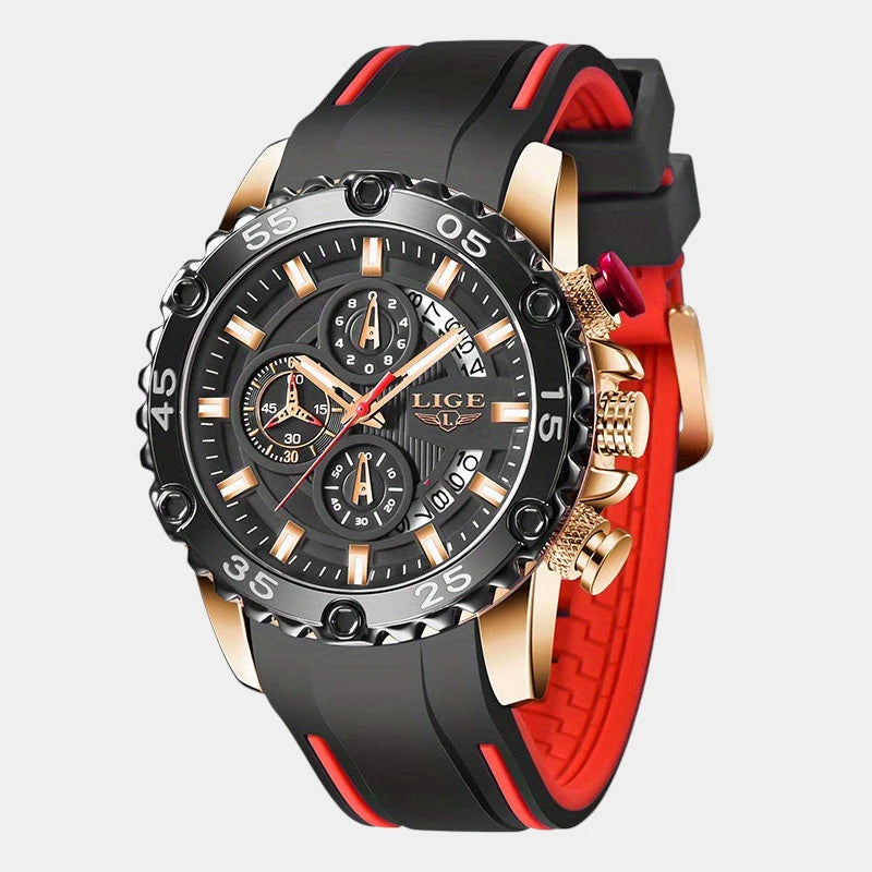 Virelle-Virelle | Heren Sporthorloge – Zinc Alloy Glow Dial, Chrono