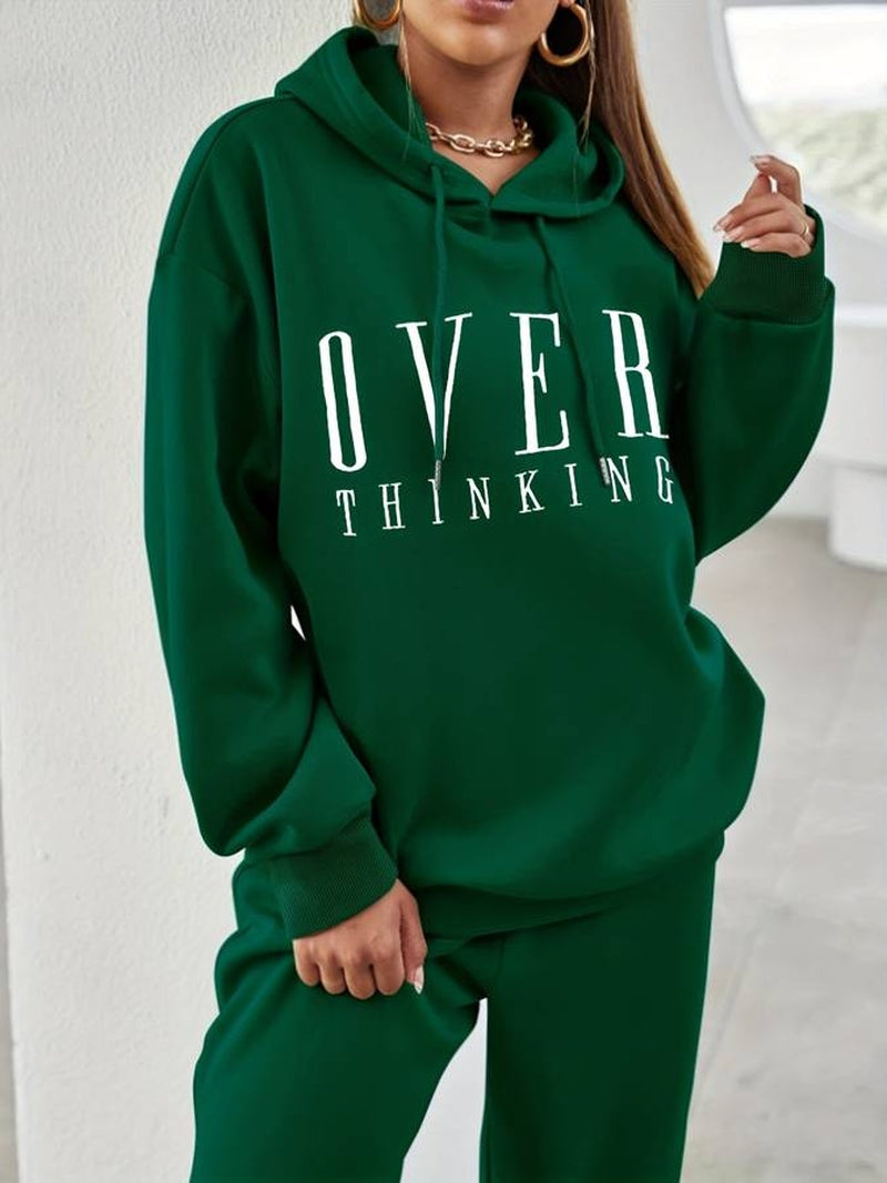 Virelle Women Set Briella Hoodie en Joggers Set Dames | Comfortabele Twee-delige Joggingoutfit | Zacht Polyester in Groen
