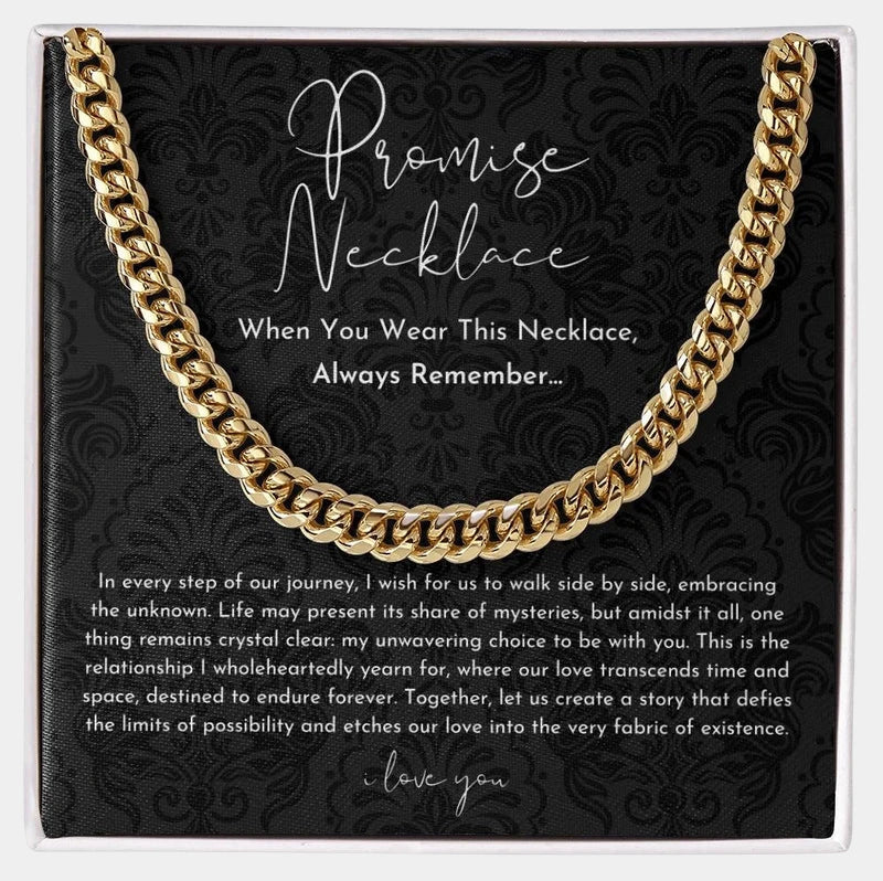 Virelle-jewelry-Virelle | Heren Ketting – Schakelontwerp, Symbolisch Beloftegeschenk, Tijdloos Staal