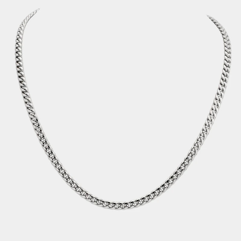 Virelle-jewelry-Virelle | Heren Ketting – Schakelontwerp, Symbolisch Beloftegeschenk, Tijdloos Staal