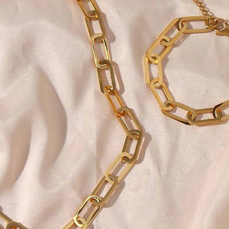 Wieneke Paperclip Schakelarmband - Pre-order - Rosa Jewels