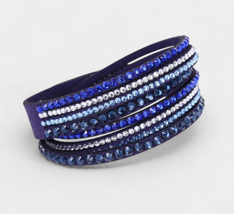 Virelle-Fashion Unisex Bracelet All-year-Virelle Armband - Multi-layer rhinestone band met elegante uitstraling