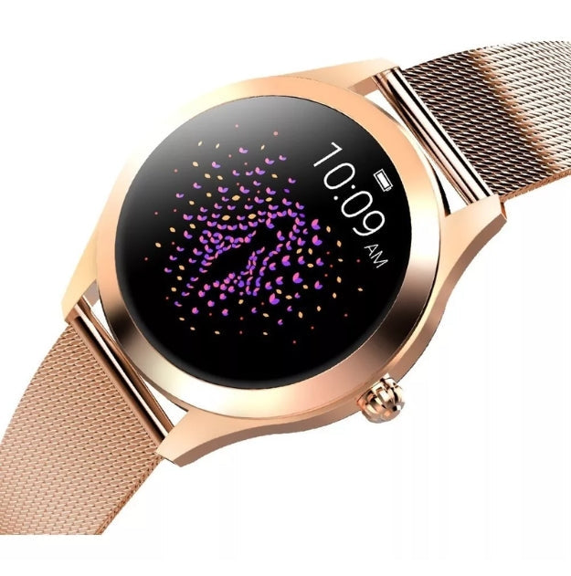 Luxe Galaxy Smartwatch Dames | RVS Smartwatch Horloge | Roségoud/Zilver