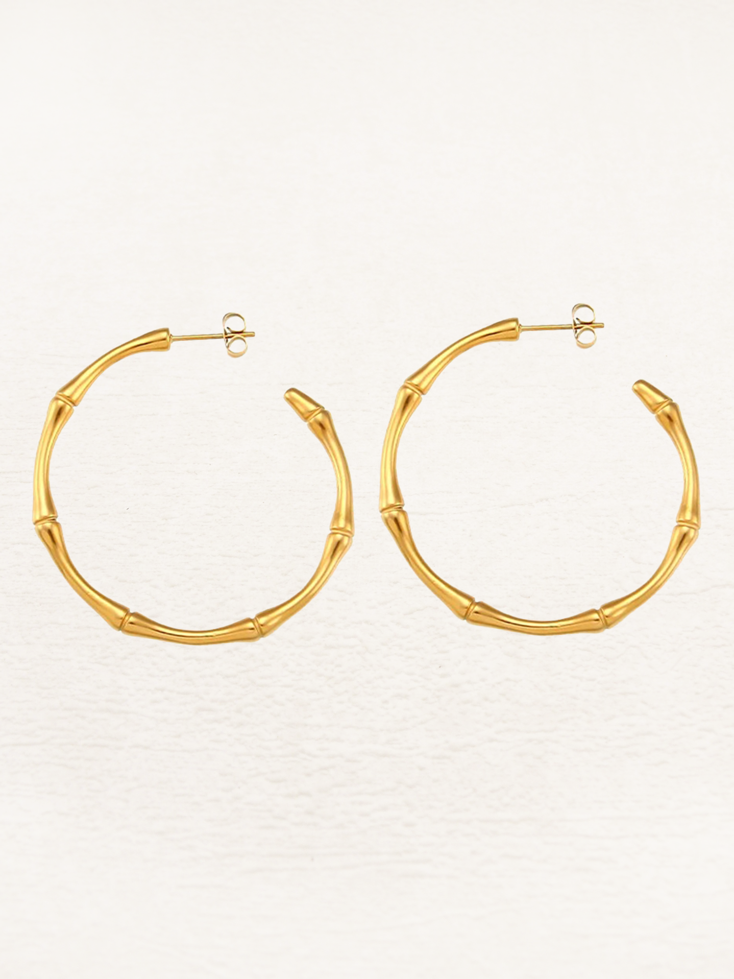 Alice Bamboe Hoops - Rosa Jewels