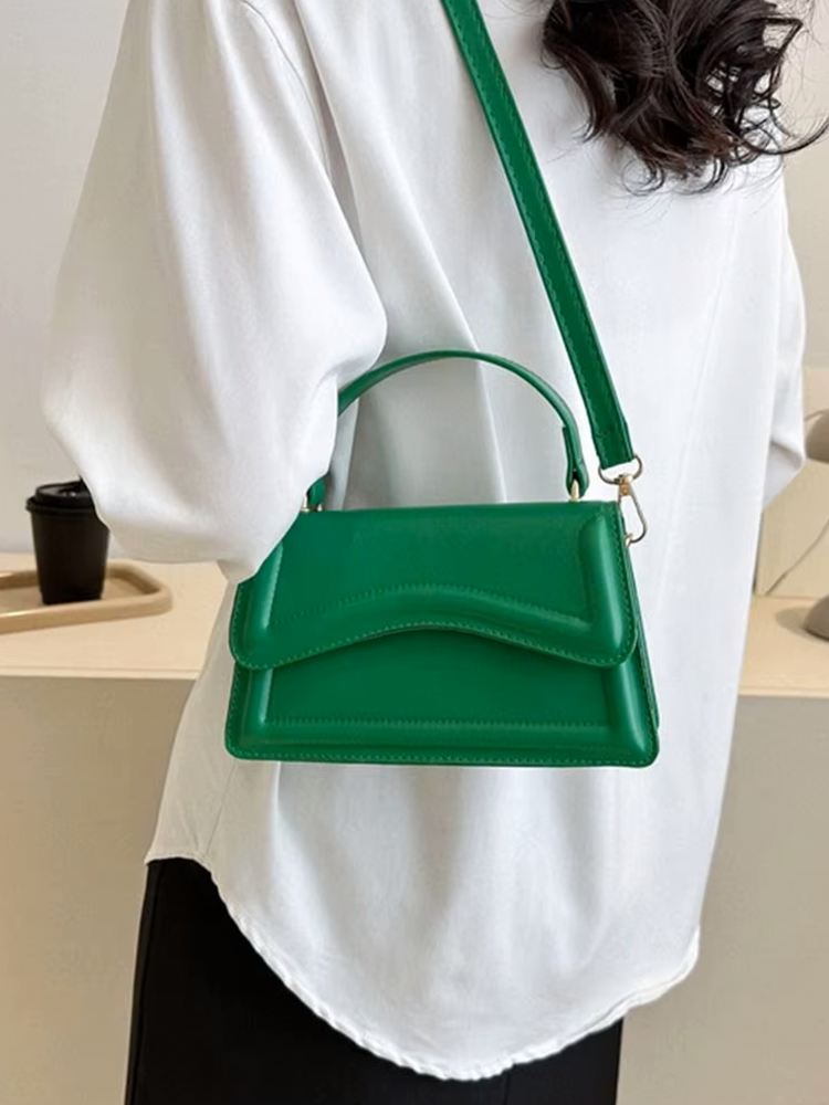 Amado Dames Schoudertas Crossbody Tas Handtas Groen Virelle