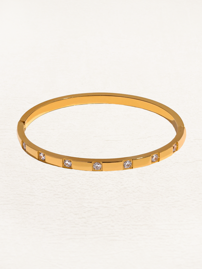 Debby Zirkonia Bangle Goud