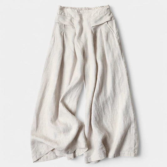 Virelle Broek - Women's wide-leg pants loose fit in trendy kleuren