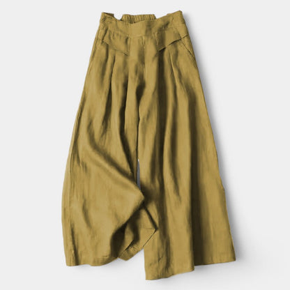 Virelle Broek - Women's wide-leg pants loose fit in trendy kleuren