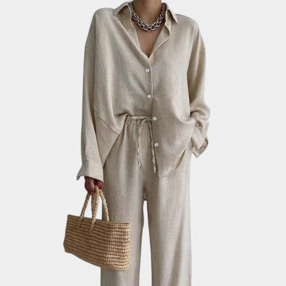 Virelle Tweedelige set - Dames blouse met bijpassende broek