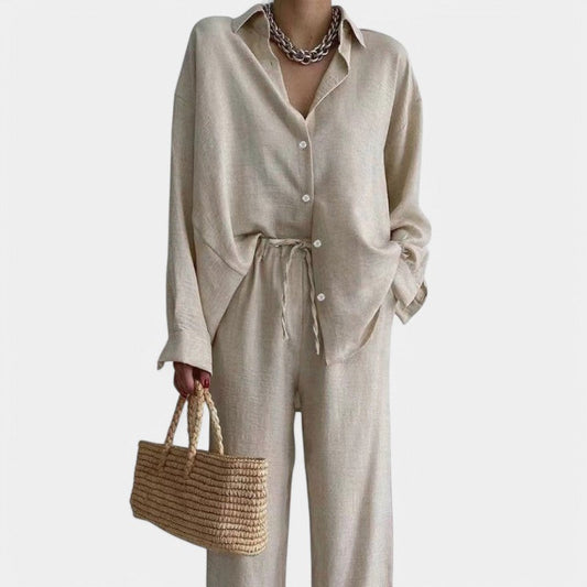 Virelle Tweedelige set - Dames blouse met bijpassende broek