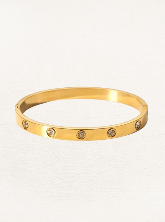 Jolien Zirkonia Bangle Goud