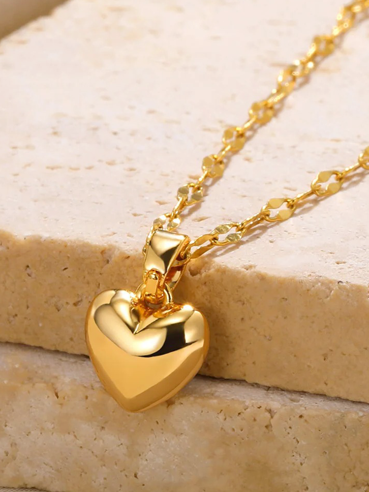 Julia Love Hartjes Ketting Goud