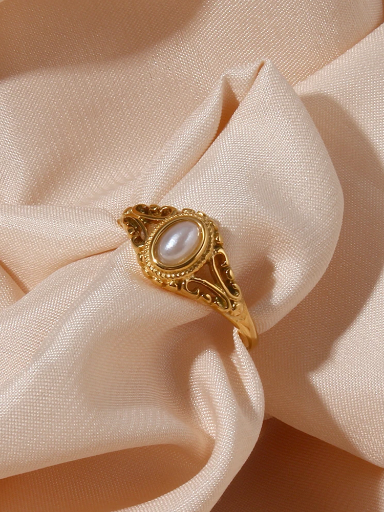 Mabel Parel Ring - Rosa Jewels