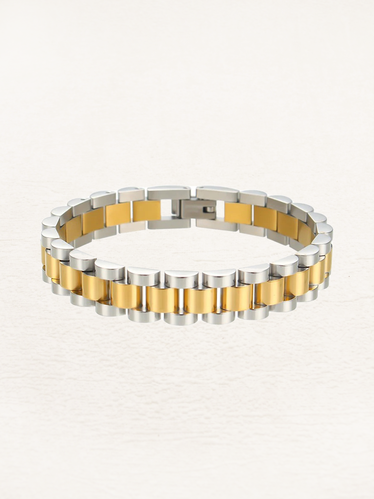 Nora Schakelarmband Goud-Zilver - Rosa Jewels