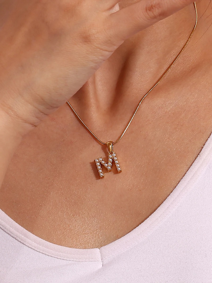 Parel Letter Ketting - Pre-order - Rosa Jewels