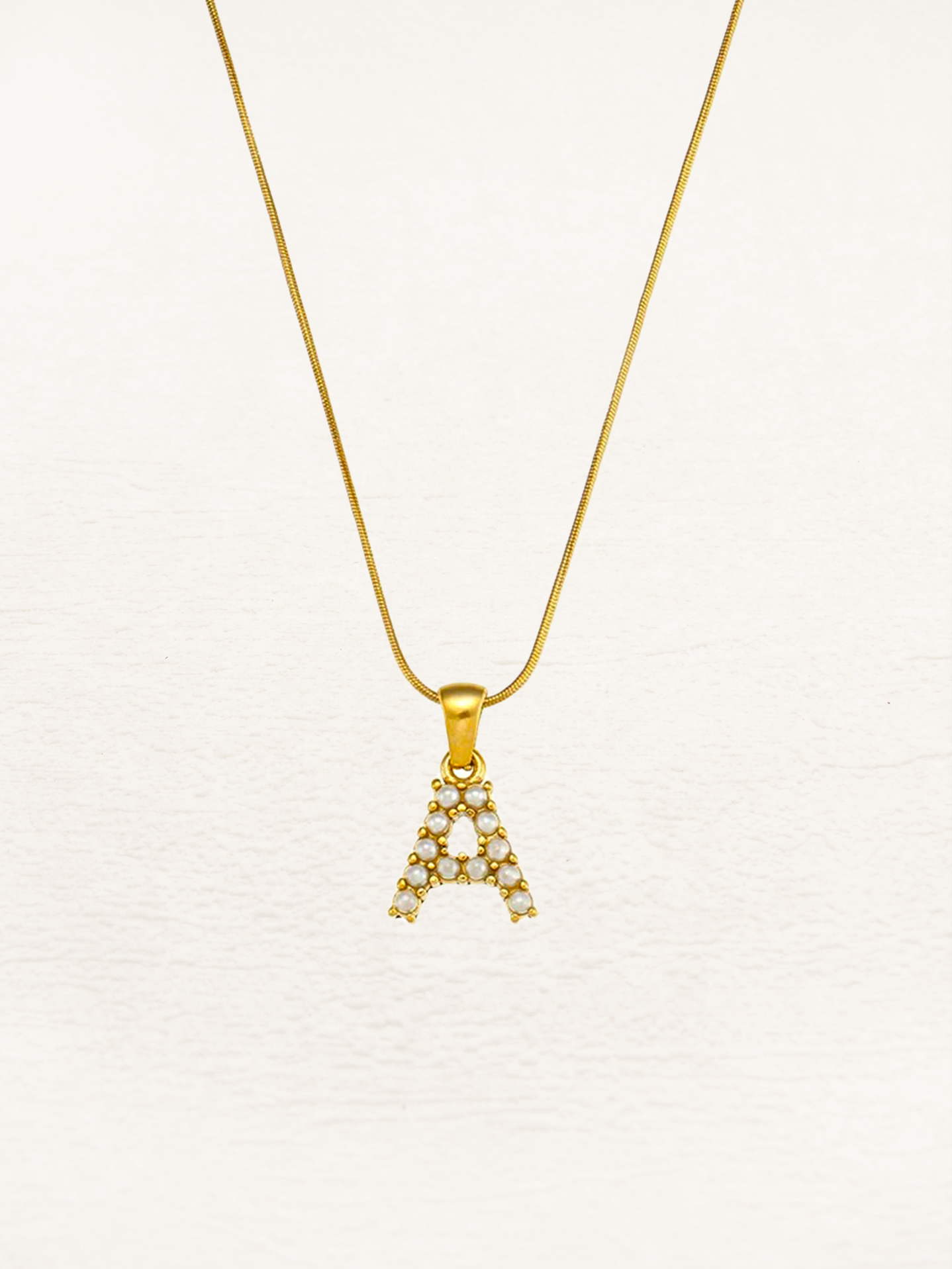 Parel Letter Ketting - Pre-order - Rosa Jewels