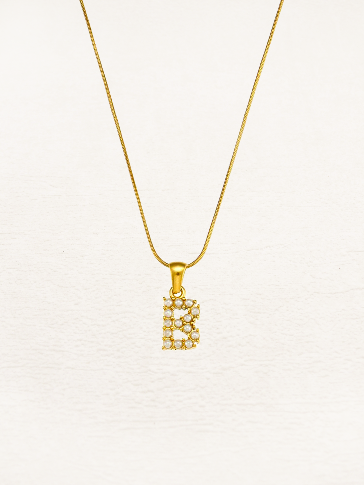 Parel Letter Ketting - Pre-order - Rosa Jewels