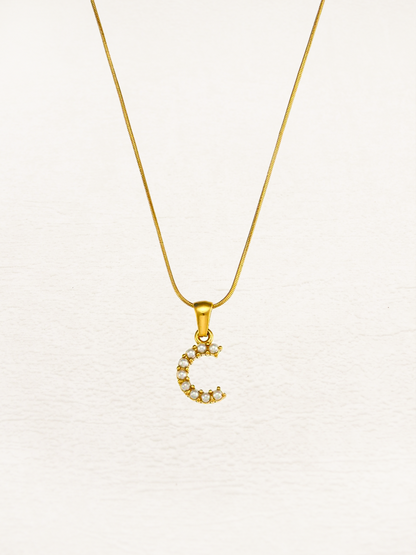 Parel Letter Ketting - Pre-order - Rosa Jewels