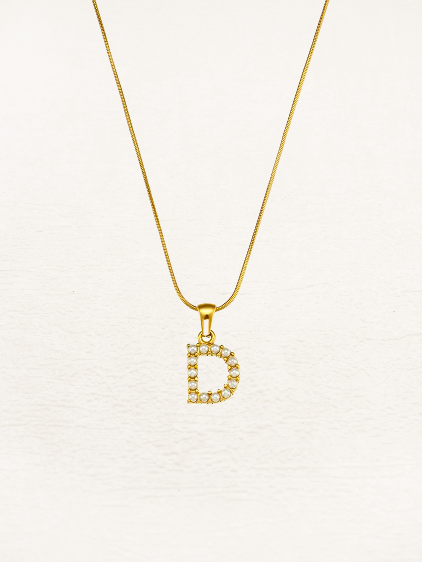 Parel Letter Ketting - Pre-order - Rosa Jewels