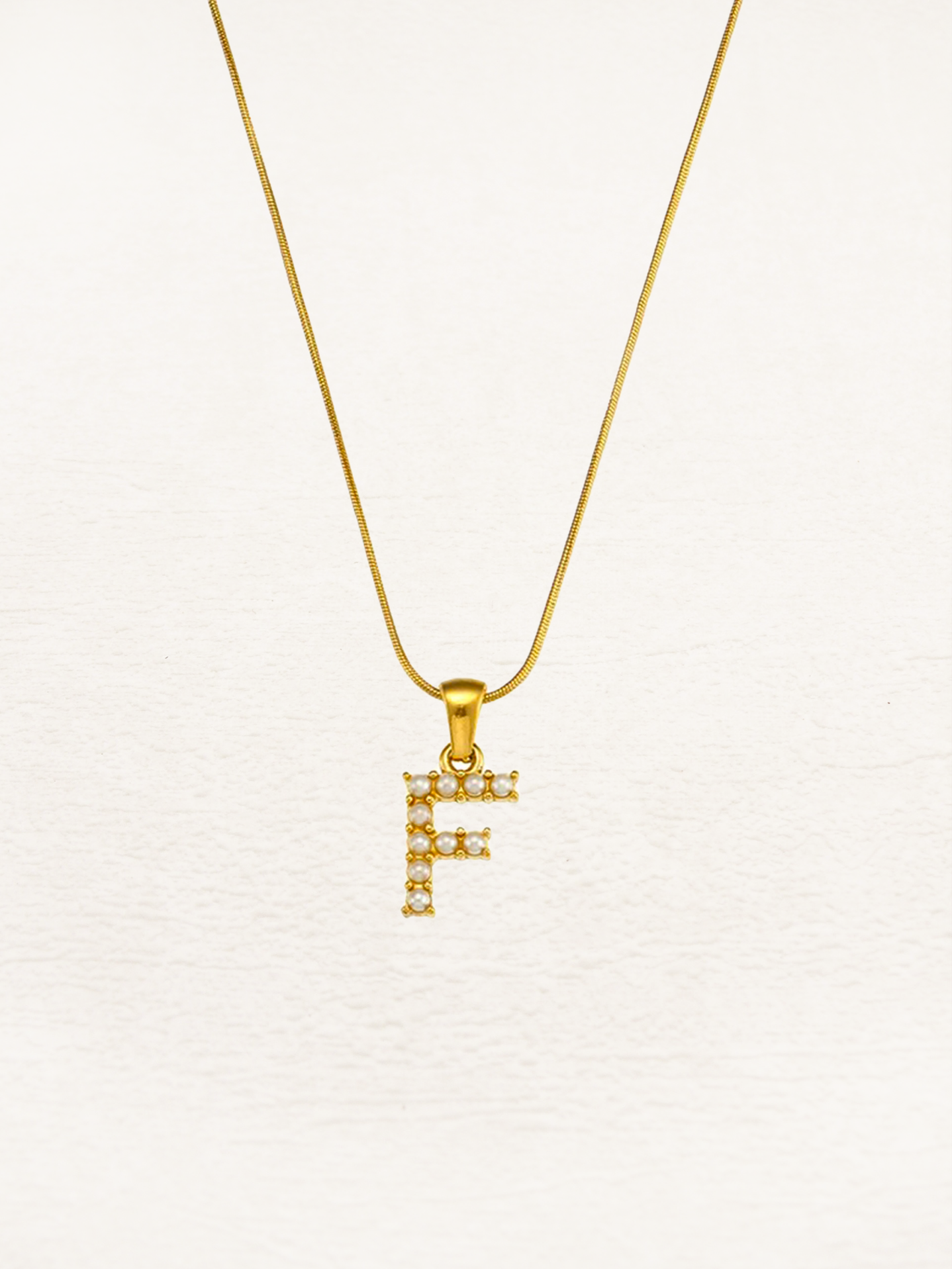 Parel Letter Ketting - Pre-order - Rosa Jewels