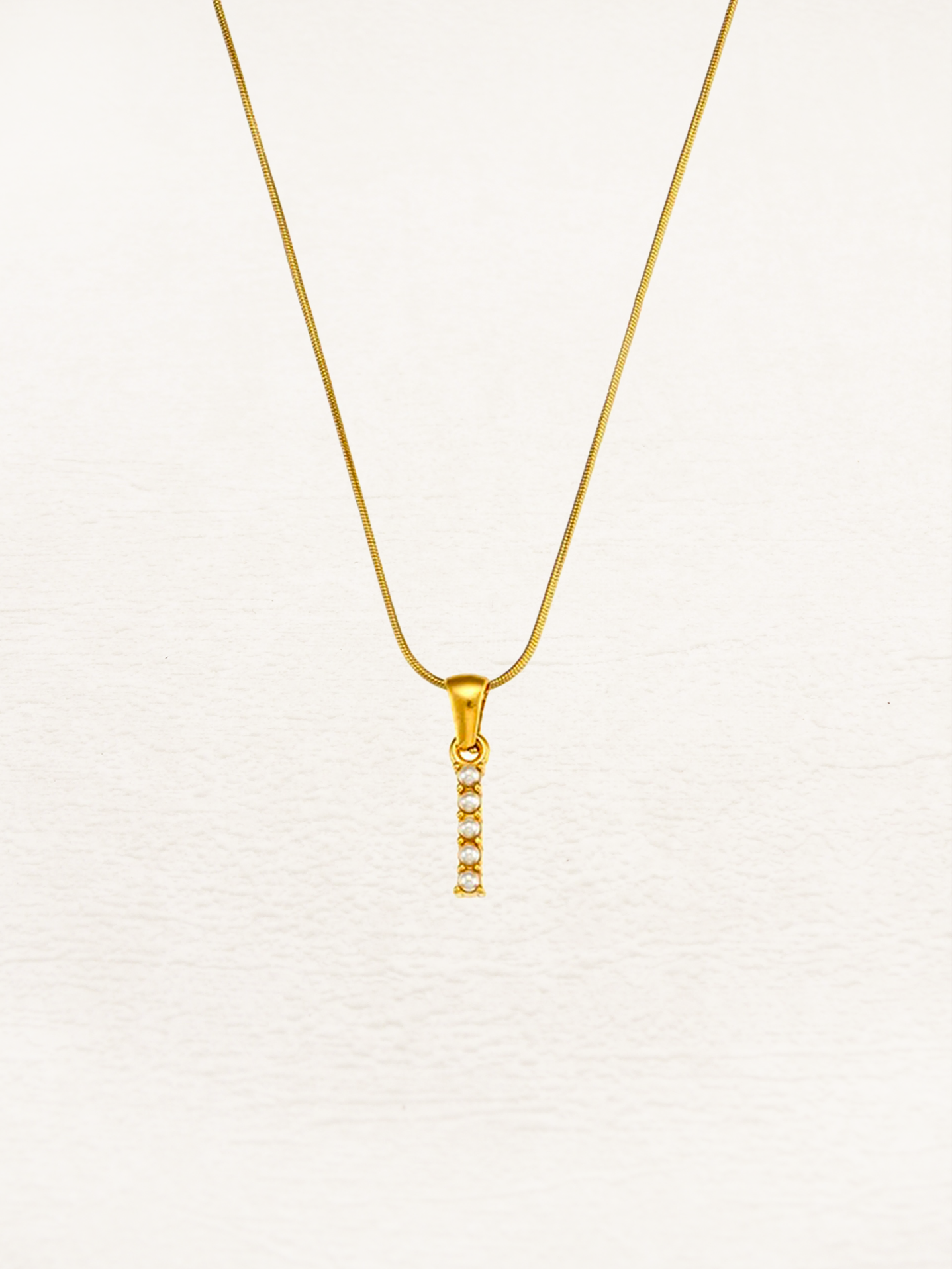 Parel Letter Ketting - Pre-order - Rosa Jewels