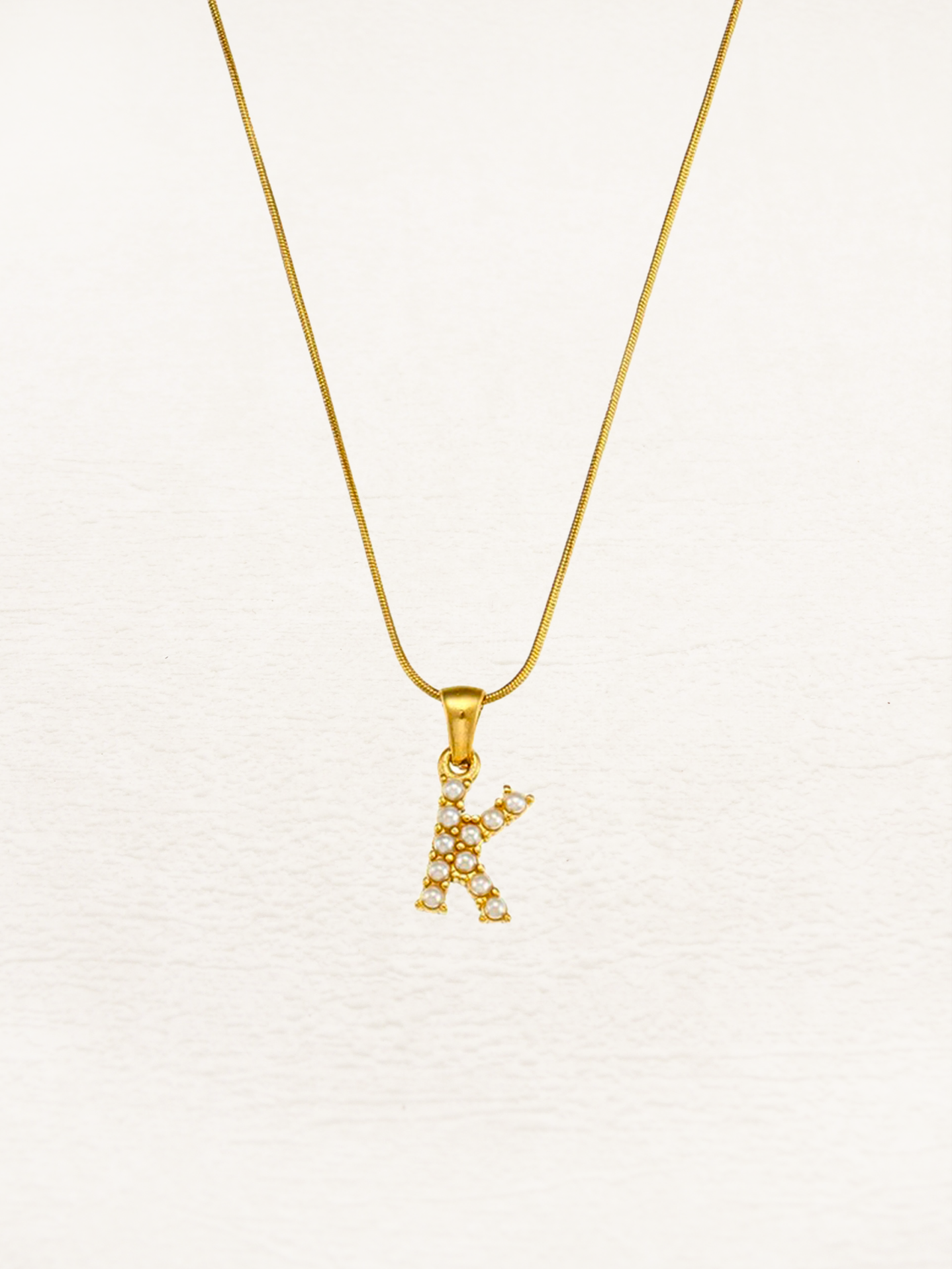 Parel Letter Ketting - Pre-order - Rosa Jewels