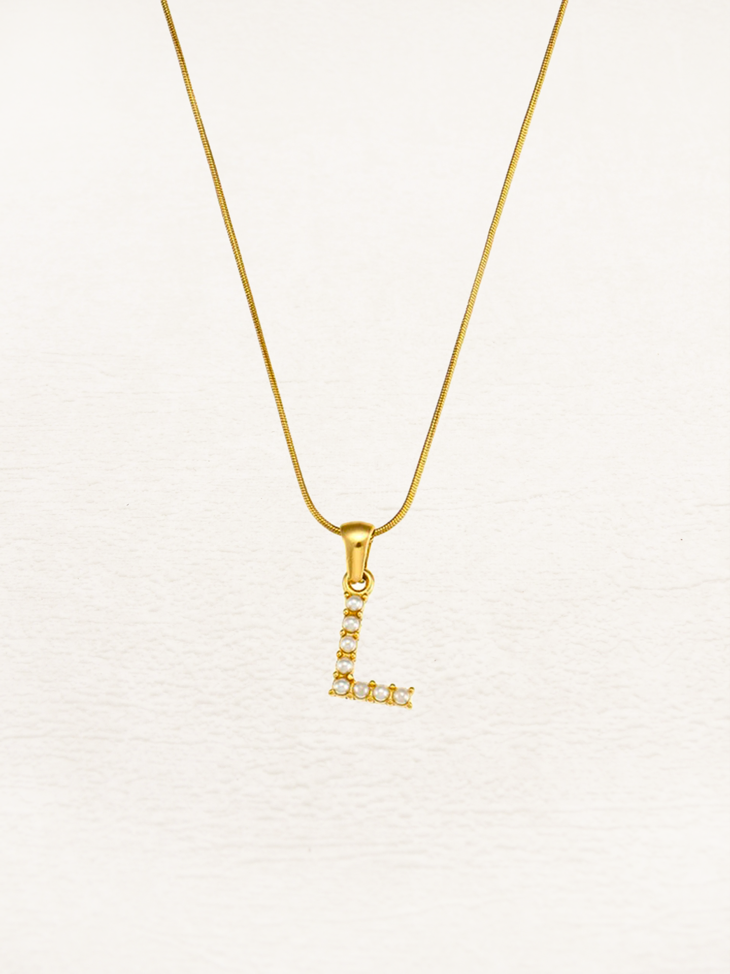 Parel Letter Ketting - Pre-order - Rosa Jewels