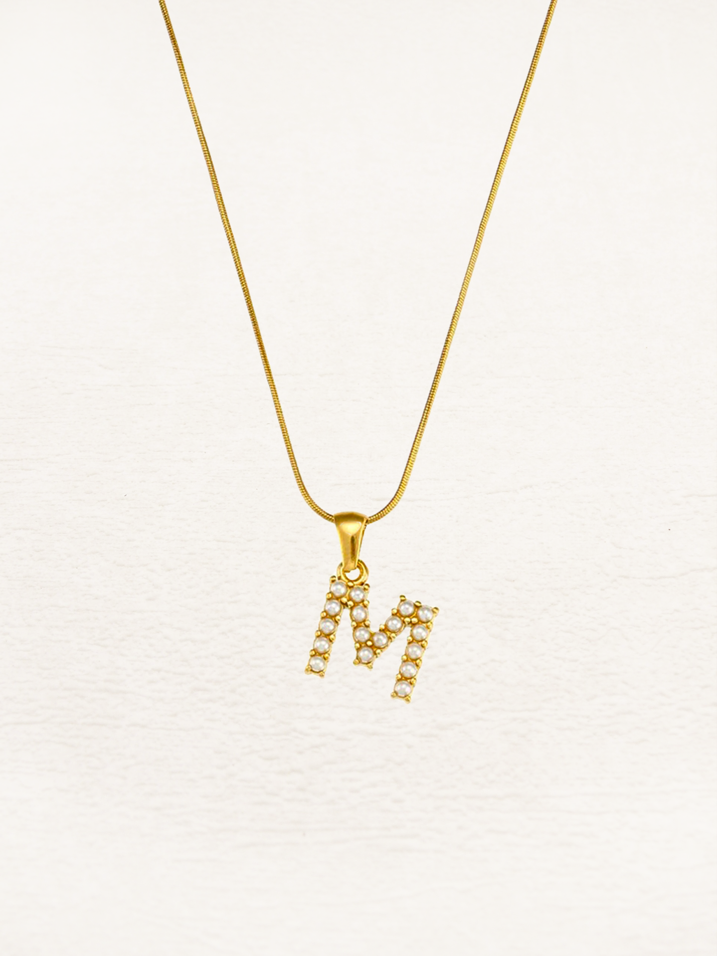 Parel Letter Ketting - Pre-order - Rosa Jewels