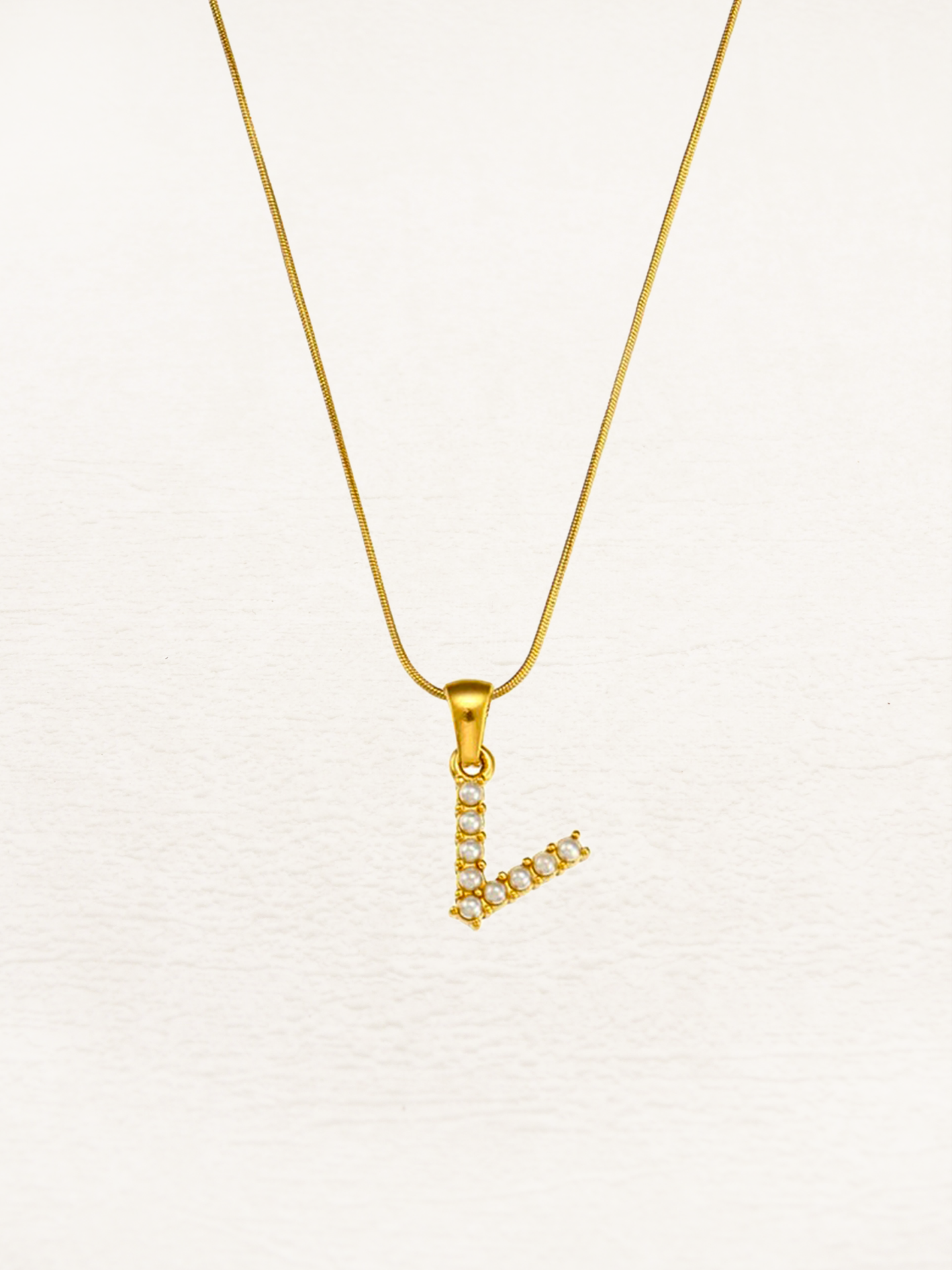 Parel Letter Ketting - Pre-order - Rosa Jewels