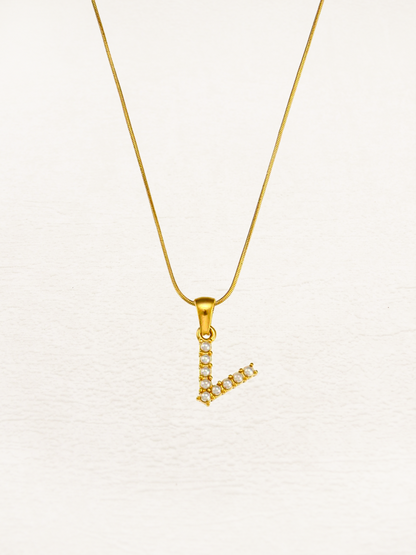 Parel Letter Ketting - Pre-order - Rosa Jewels